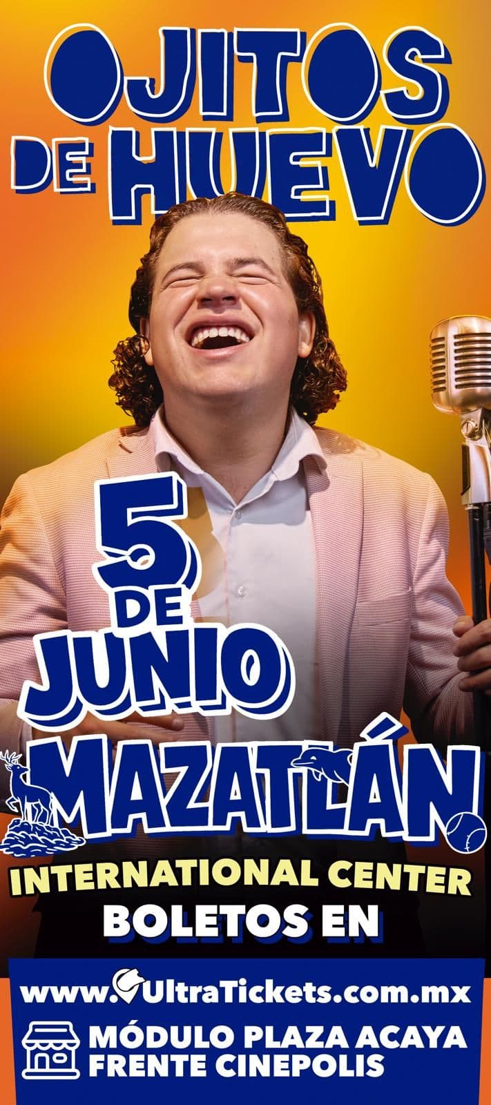 Ojitos de Huevo llega por primera vez a Mazatlán el 5 de junio